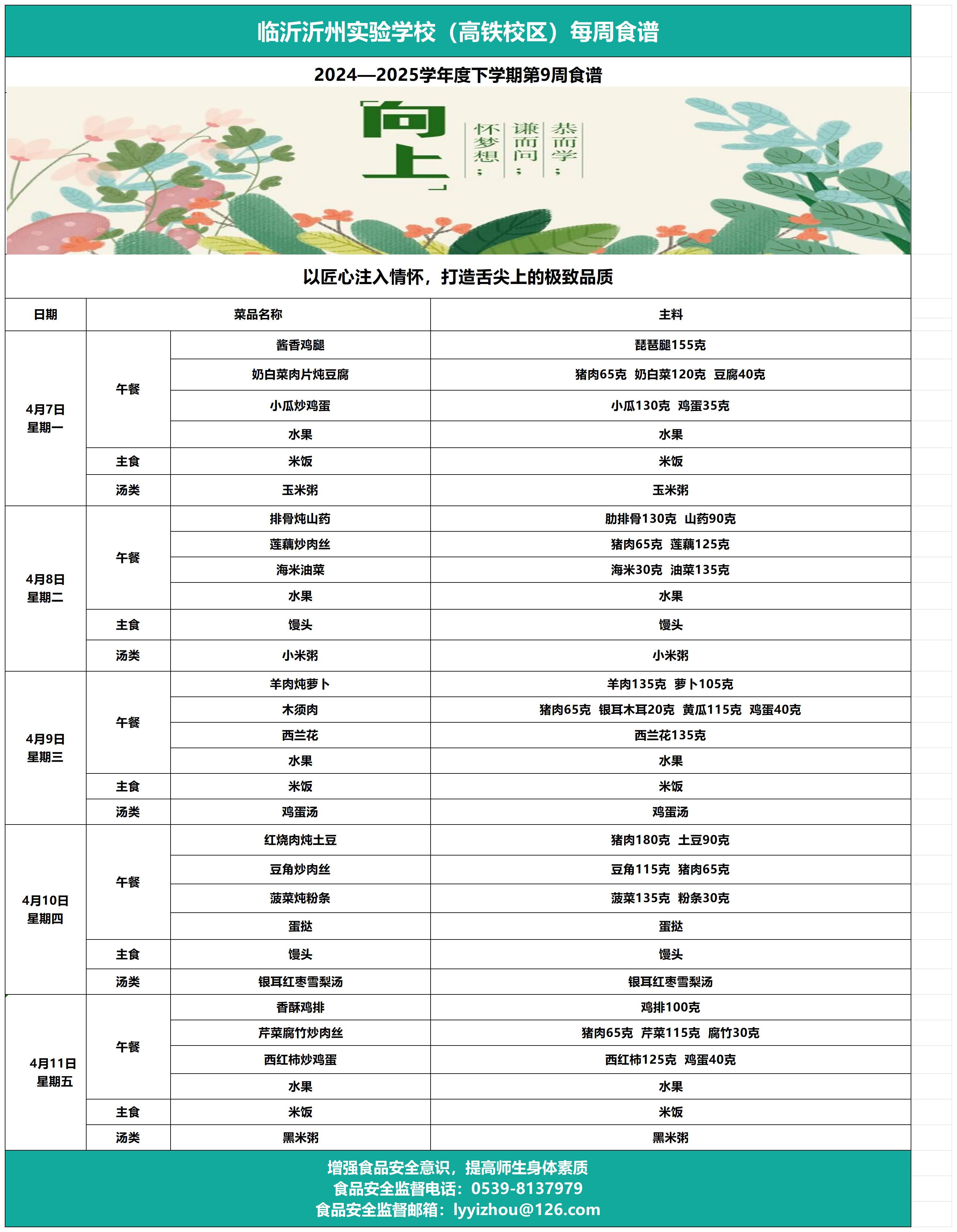 galaxy银河官网高铁校区第9周食谱_Sheet1.jpg